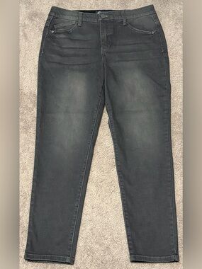 Democracy Jeans Womens Size 10 Dark Gray Ab Solution Stretch Measured 32x28